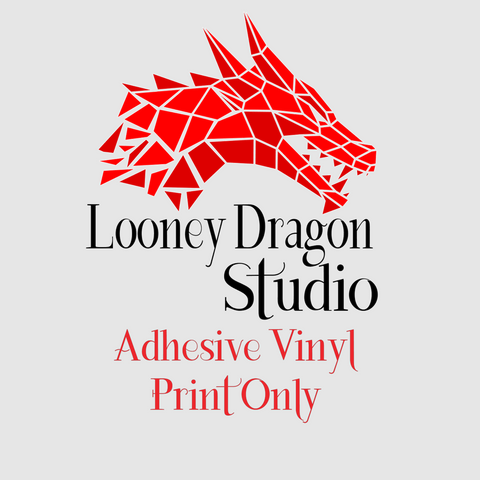 Adhesive Vinyl Print ONLY