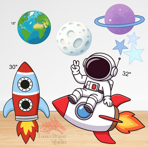 Astronaut Set Party Prop
