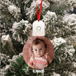 Custom Photo LED Christmas Ornament