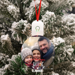 Custom Photo LED Christmas Ornament