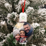 Custom Photo LED Christmas Ornament