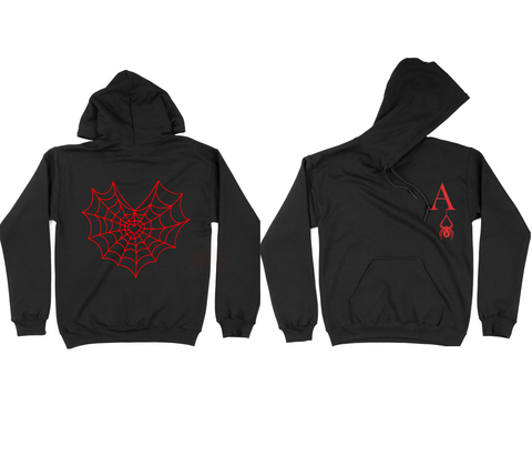 Heart Spiderweb Personalized with Initials