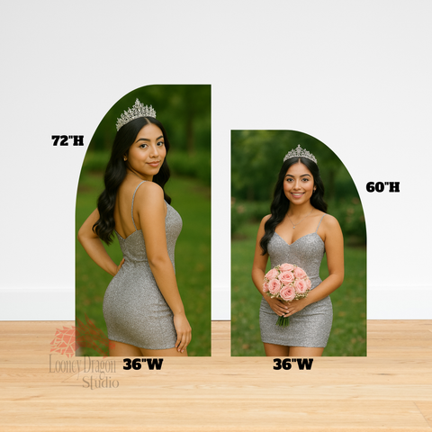 Semi Arch Custom Photo Board | Photo Panel