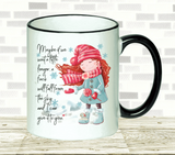 Black & White Mug | Maybe If We Wait a Little Longer...