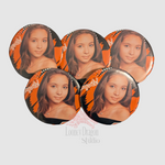 Graduation Pins or Fridge Magnets Set of 5