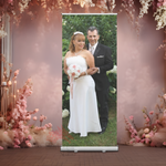 Personalized Wedding Retractable Banner