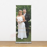 Personalized Wedding Retractable Banner