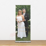 Personalized Wedding Retractable Banner