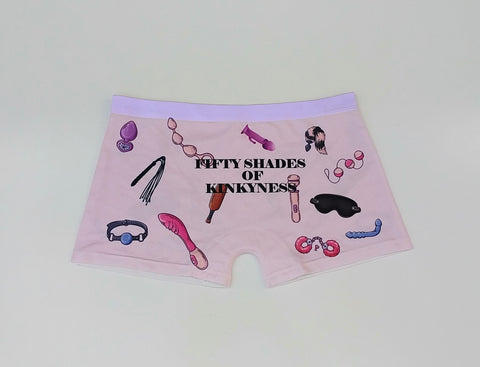 Ladies Boyshorts 50 Shades of Kinkyness | Looney Dragon |