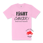 Breast Cancer Men's Apparel Short Sleeves Tee | Looney Dragon | Fight Cancer