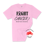 Breast Cancer Short Sleeves Tee | LooneyDragon | Fight Cancer