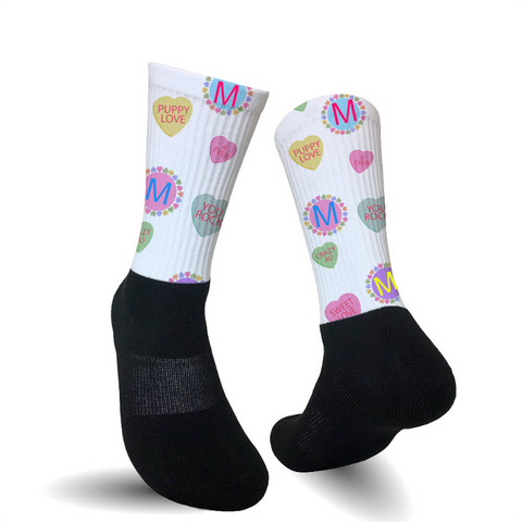Love Heart Socks | Looney Dragon
