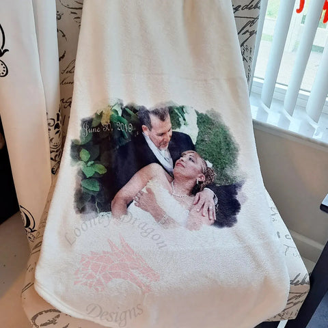 Custom Corner Photo Blanket