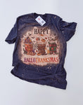 Vintage Style Happy HallowThanksMas Tee | Looney Dragon