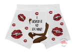 Men's Boxers Brief I Licked it So It's Mine Dark Skin | Looney Dragon