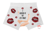 Men's Boxers Brief I Licked it So It's Mine Fair Skin | Looney Dragon