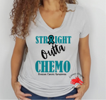 Straight Outta Chemo Ovarian Cancer | Looney Dragon