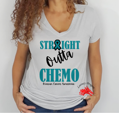 Straight Outta Chemo Ovarian Cancer | Looney Dragon