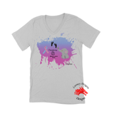 Women Short Sleeves V-Tee | LooneyDragon | Remembering our Little Angel