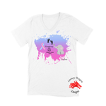 Women Short Sleeves V-Tee | LooneyDragon | Remembering our Little Angel